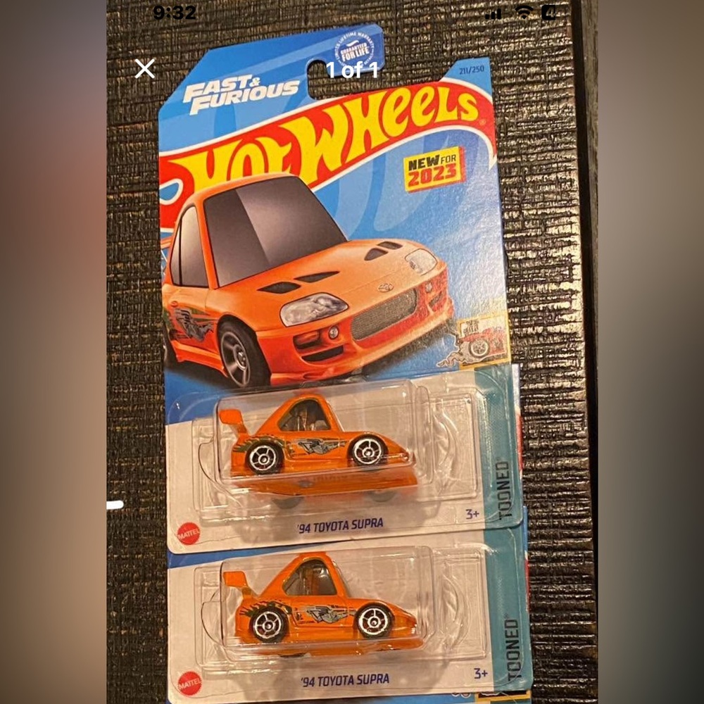 Hot wheels TOYOTA SUPRA lot of 2